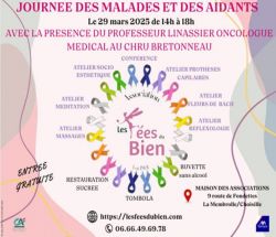 Une journée dédiée aux personnes atteintes de cancer - La Membrolle-sur-Choisille