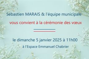 "Cérémonie des vœux 2025"