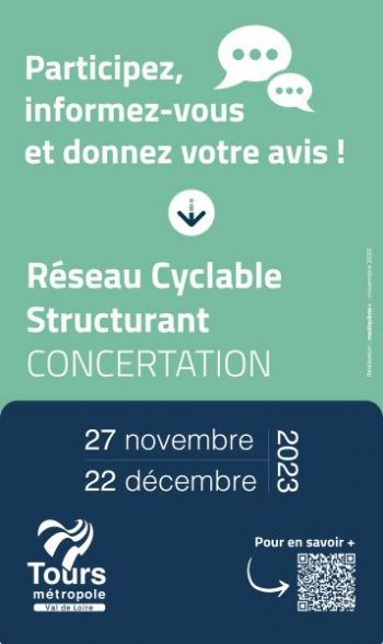 CONCERTATION SUR CINQ ITINERAIRES DU RESEAU CYCLABLE STRUCTURANT