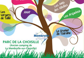 Nature et jardins au bord de la Choisille